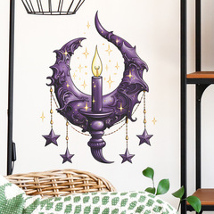 新款FX-F608創意中東吊燈掛飾蠟燭月亮臥室客廳玄關家居裝飾牆貼