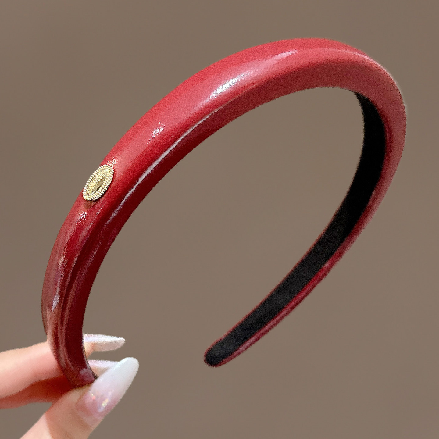 Diadema alta para mujer, nueva colección 2026, accesorio para el cabello estilo Chanel francés, elegante banda ancha para el cabello.