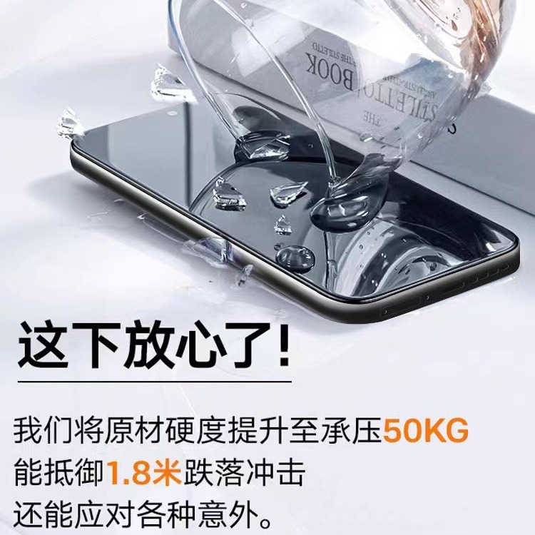 Aplicable a la pantalla roja Mi note13RPro película templada película protectora HD 2.5D cubierta de pantalla completa sin película antiestática