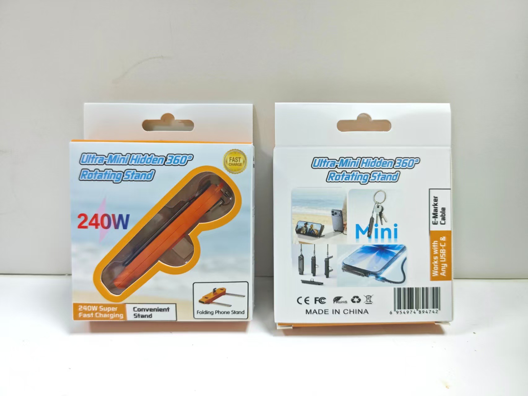 Cable de Carga Rápida Giratorio para Celular 60W de Aleación Diseño en codo giratorio image 9
