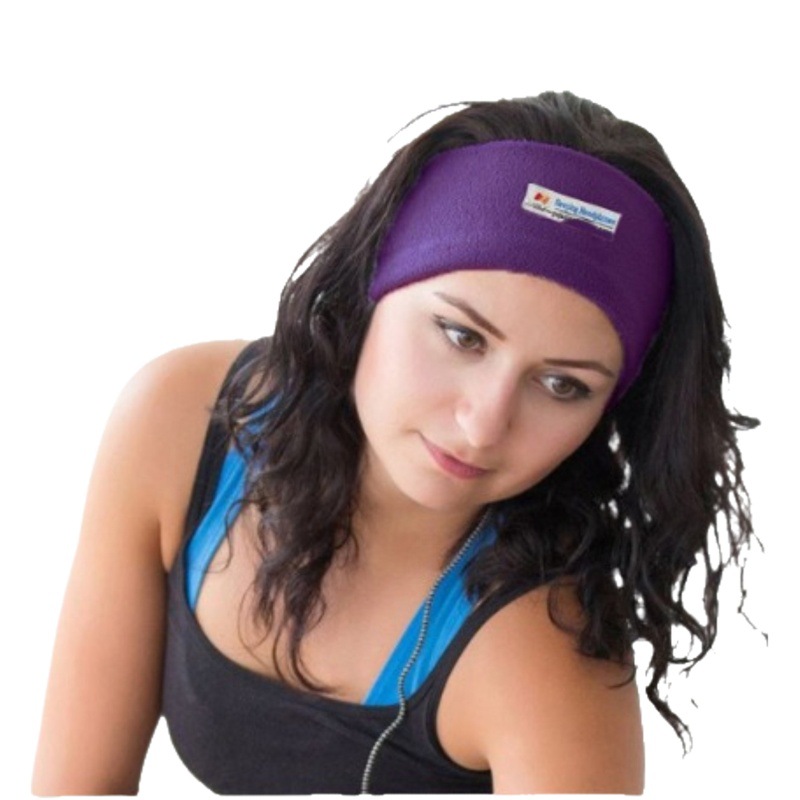 Deportes creativos diadema sombreado máscara de ojos auriculares de peluche dormir auriculares diadema dormir Auriculares auriculares diadema