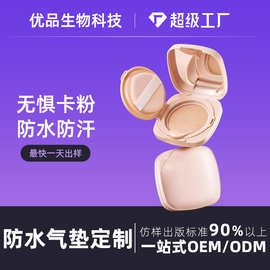 气垫bb跨境定制oem加工 裸妆不卡粉养肤柔润底妆贴牌化妆品工厂