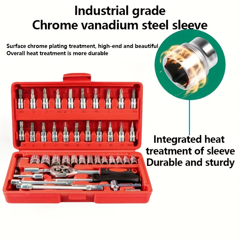 35/37/45/52/898 1 Tool Set 35pcs Professional 1/2in Herramientas de mantenimiento