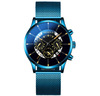 Trend fashionable watch for leisure, quartz calendar stainless steel, wholesale