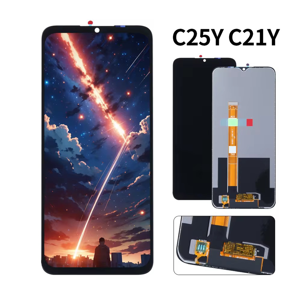 Aplicable a op realme C21Y conjunto de pantalla LCD de teléfono realme C25Y / pantalla de teléfono móvil