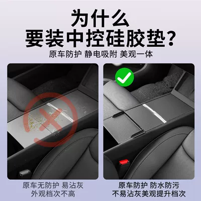 Central Control Panel: Tesla Anti-slip mat