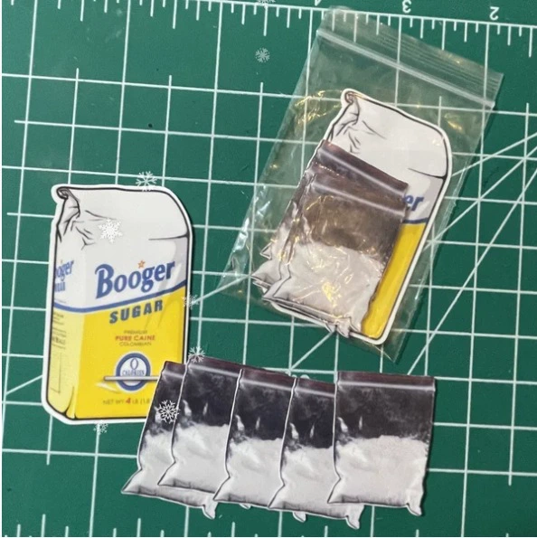 Little Blow Baggies *Prank Stickers*小粉包恶搞贴纸装饰恶搞礼