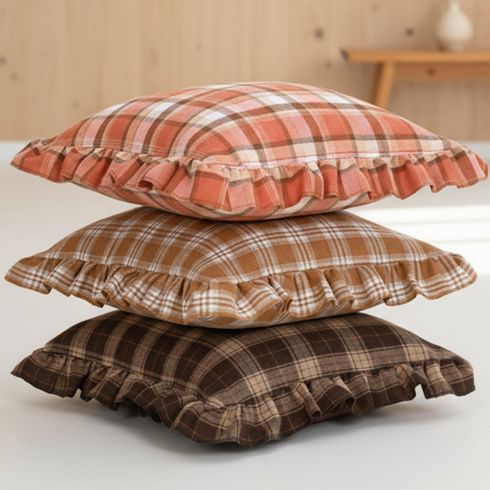 Transfronterizos Inglés nórdico ins tejido lápiz de loto falda almohada retro sala de estar sofá almohada decoración del hogar