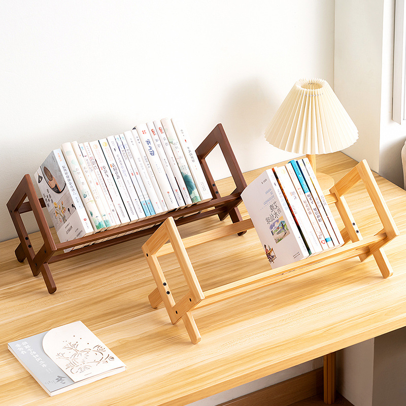 Children's Desktop Bookshelf Storage Rack, Small Bookshelf on the Table, Simple Storage for Living Room, Study, Library, Bookcase Storage Rack