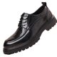 Men's 2025 Leather Shoes Summer Hollow Breathable Cowhide Shoes Men's Black Soft Bottom Business Dress Casual Men's Shoes