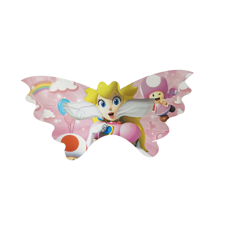 Biqi princesa melocotón tema fiesta de cumpleaños de los niños decoración vajilla Placa de papel desechable taza de papel mantel