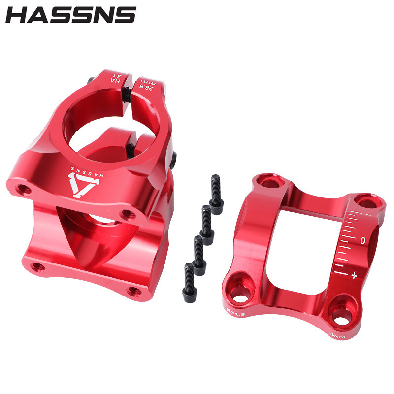 HASSNS マウンテンバイクダウンヒルオフロード高強度ステム AM/FR/DH/ダートバイク超軽量中空 CNC ステム|undefined