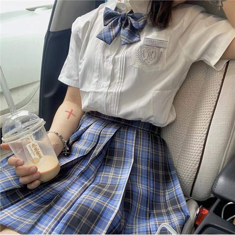Genuine Japanese student pleated skirt