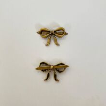 厂家直销新品饰品蝴蝶结造型时尚插脚装饰扣服装饰品鞋帽装饰扣