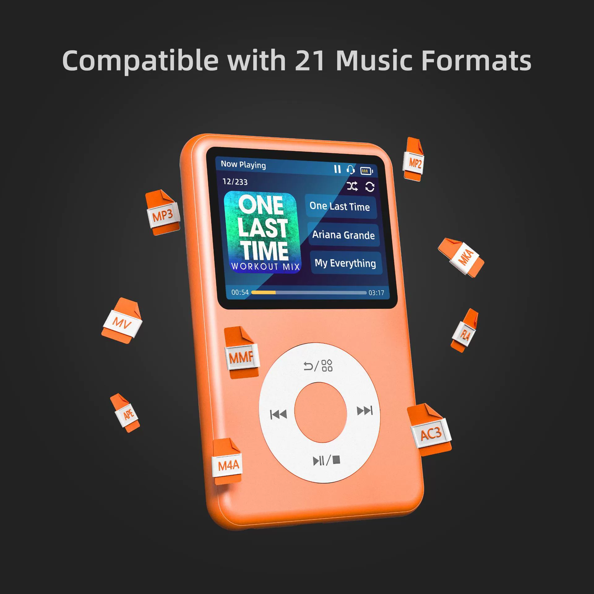 MP3-плеер Y1 classic с сенсорно‑кнопочным управлением, Bluetooth, Android, настраиваемые цвет и память