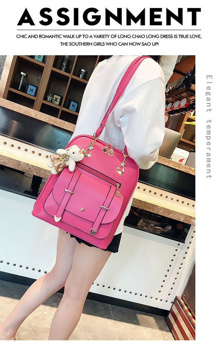 New style backpacks for women, fresh and cute student fashion and casual Korean-style women's bags, cross-border one-piece shipping worldwide undefined