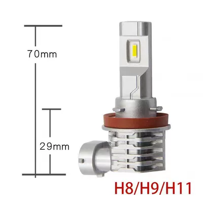 Cross-Border Automotive Led Headlights with Ön faralar - h11-white-lightsingle-