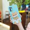 Applicable OPPO RENO6 4G mobile phone case new simple soft shell luxury, cute pure color trendy animation