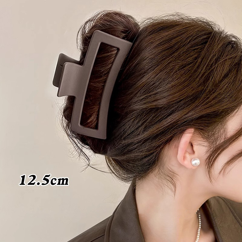 Gran abrazadera de tiburón esmaltado, toque de cabeza, abrazadera de cabello de alto nivel, 2025 nuevo temperamento, abrazadera de agarre para mujeres