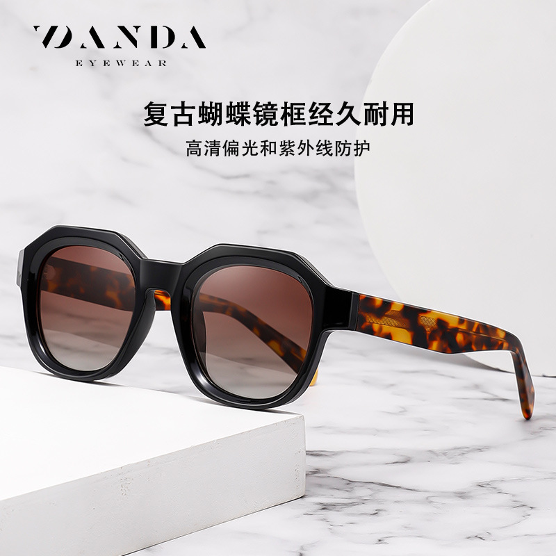 Nuevas gafas de sol polarizadas de placa S31112 Gafas de sol de moda de tiro en la calle al aire libre para mujeres Gafas de sol de conducción