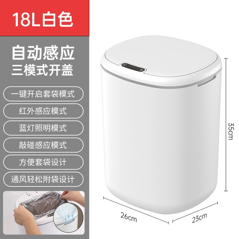 Cocina doméstica de doble uso inducción contenedor de basura doméstica inducción residuos plásticos cuadrados no Guangdong