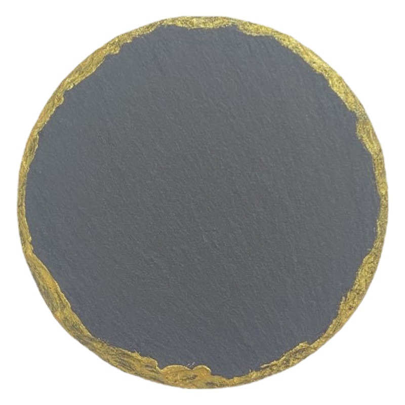 Estilo retro natural posavasos pizarra Phnom Penh whisky Coaster aislamiento roca montaña de té posavasos accesorios de tiro