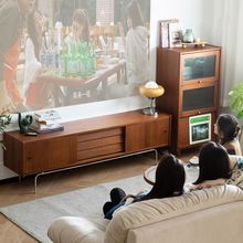 北欧实木电视柜复古墙柜组合小户型客厅日式风格中古家具电视机柜