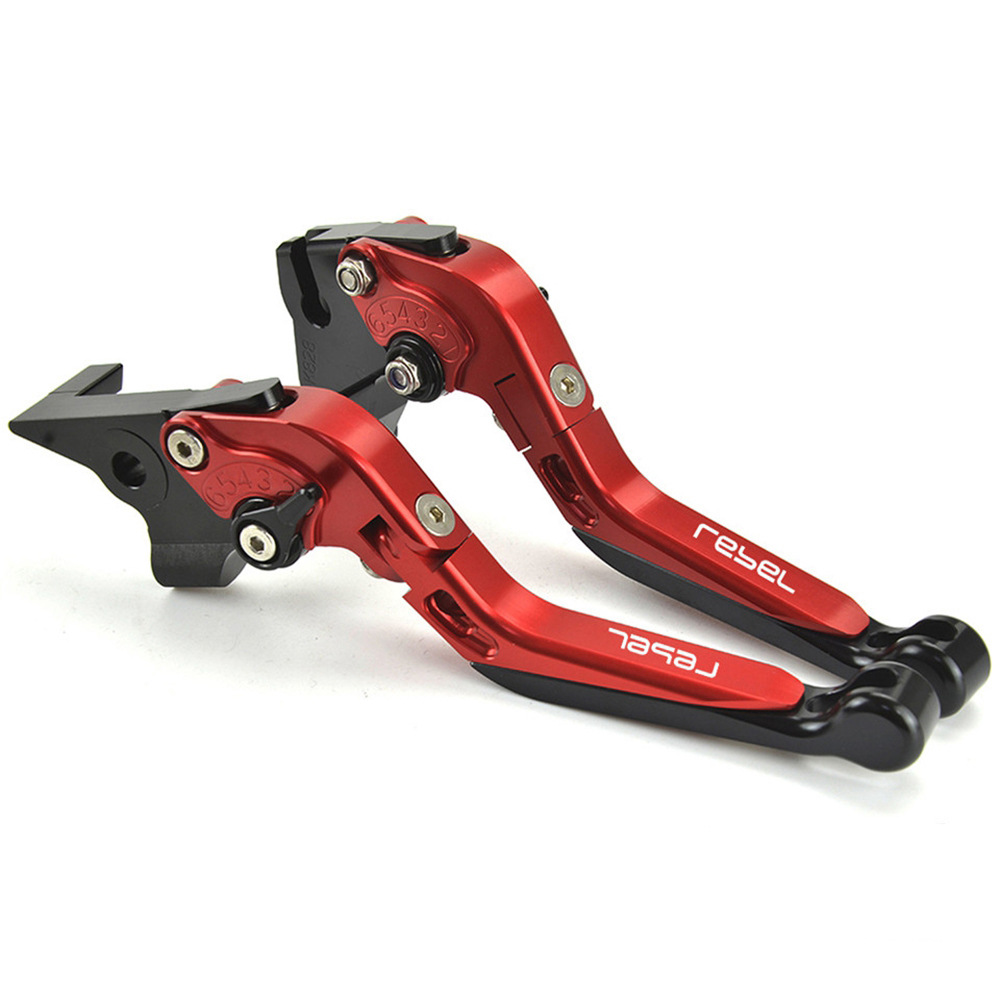 Cmx 500 Rebel 500/300 Motorcycle Cnc Telescopic Folding Brake Clutch Handle Lever Horn