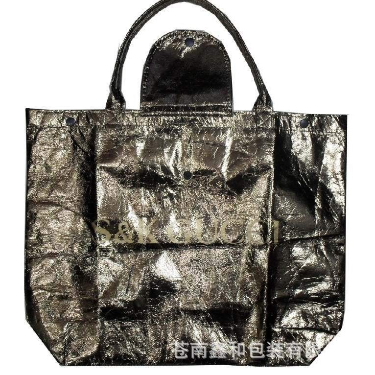 供应PP腹膜100克无纺布袋 覆膜购物袋 覆膜包装袋 覆膜礼品袋