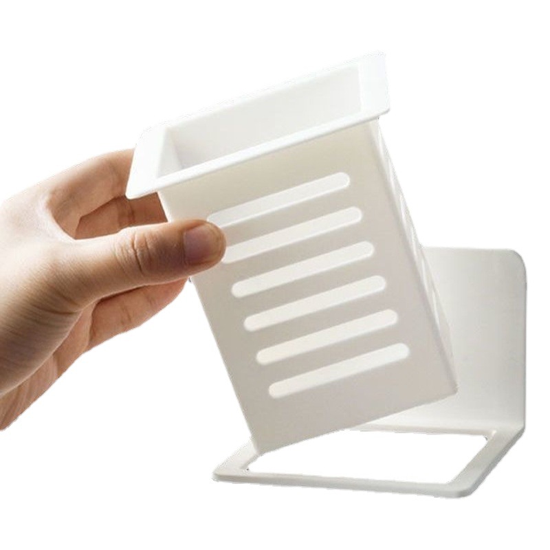 Almacenamiento de palillos, jaula para palillos montada en la pared, tubo para palillos, tubo de almacenamiento montado en la pared para el hogar, cesta de almacenamiento colgante para el hogar