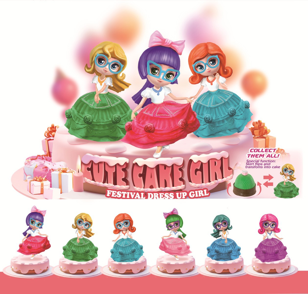 DiDi transfronterizo ensamblaje niña casa juguetes extraíbles máscaras de mascotas muñecas travesties combinación conjunto al por mayor