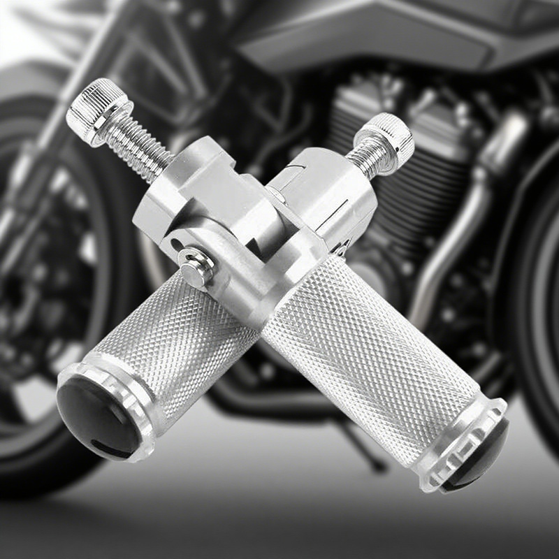 Motorcycle Modification Parts Cnc Aluminum Alloy Spring Rebound Folding Footpegs Ktm Harley Kawasaki Modified Rear Footpegs
