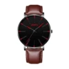Black shell red needle brown belt-belt