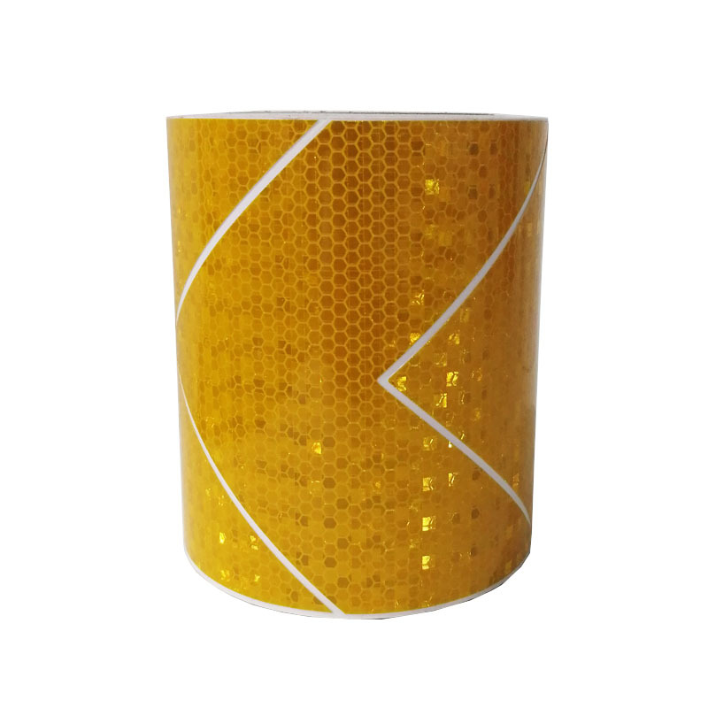 黄色护角反光膜地下室商场等护角反光贴纸黄色箭头警示反光贴纸