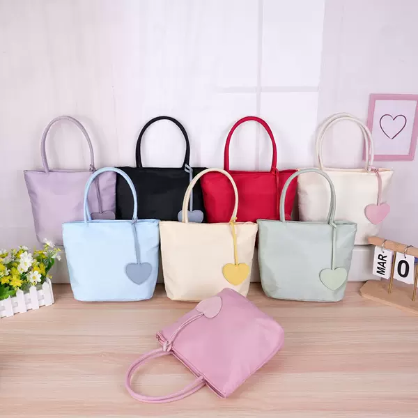 Full Moon Gift Dopamine Handbag Gift Pack for Office Workers Going Out, High-Value Women's Bag, Nylon Simple Gift Bag
