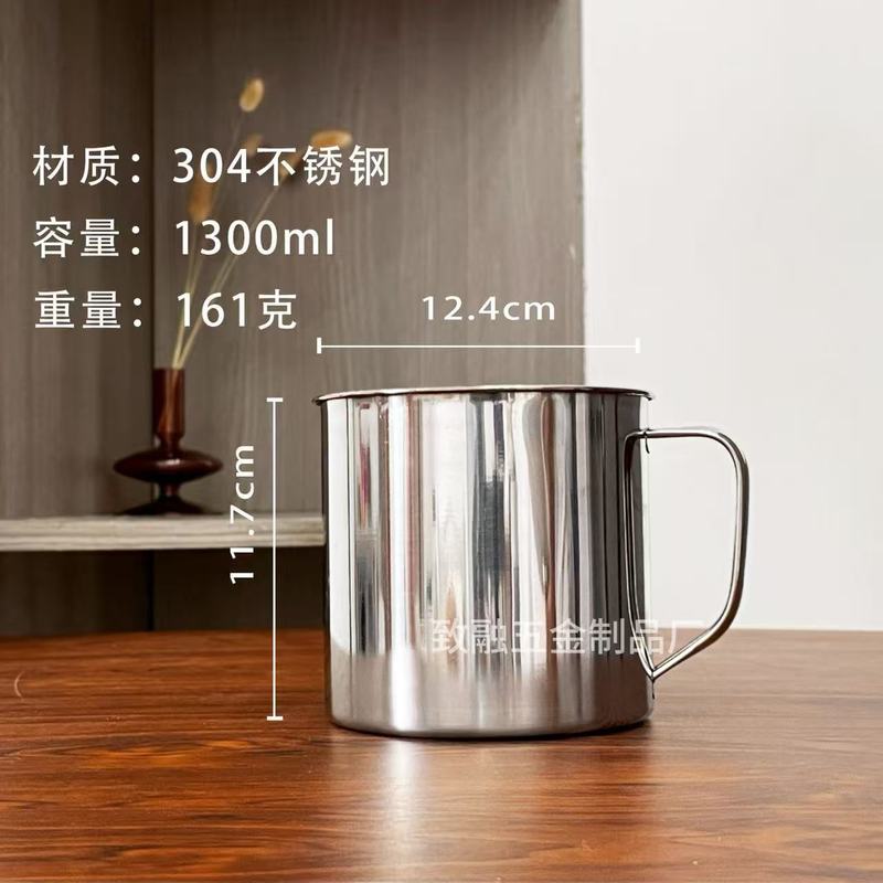 304加厚不锈钢口杯幼儿园刻字水杯带盖茶杯茶缸户外便携咖啡杯|undefined