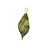 Green pendant, earrings, bracelet, metal accessory, simple and elegant design