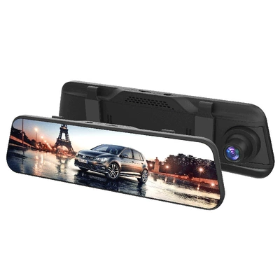 Driving Recorder Cross-Border Wholesale Car Front and Rear Dual Recording Car Smart Full-Screen Touch Streaming Media Recorder (Driving recorder) - 966inch-streaming-touch-screen-front-1080p-rear-720p