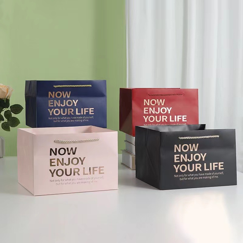 선물 가방; 회색 보드 종이; 21*21*10