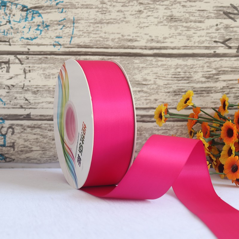 Cinta de satén de doble cara de 4 cm para manualidades, cinta de poliéster, cinta para flores, cinta de seda, cinta para decoración de pasteles, cinta para cajas de regalo, accesorios para el cabello, lazos para regalo image 11