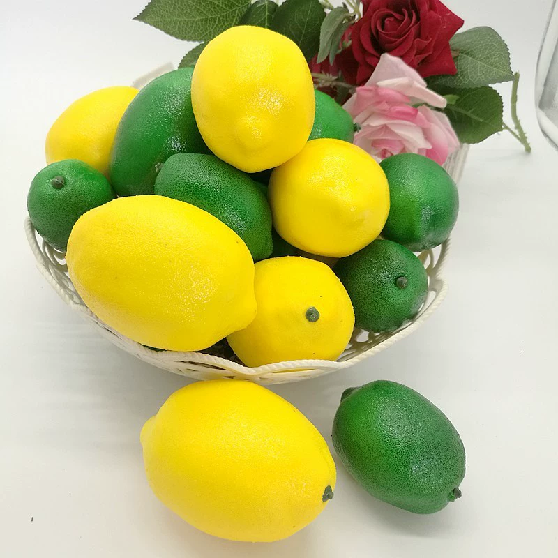 Artificial lemon tree, toy for a tea shop, decorations, early education