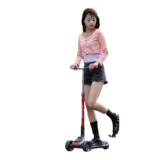 Детский складной металлический скейтборд для взрослых для пожилых людей с педалями, ходунки, подходит для подростков