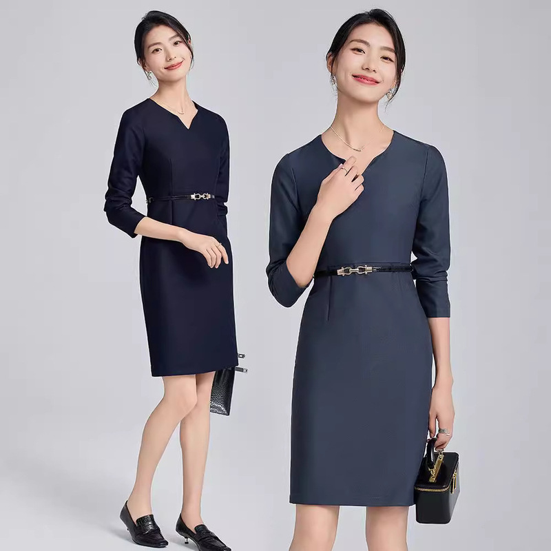 2024 New Business Formal Dress High-end dress Women's Spring and Autumn Formal Occasion Temperament Commuter Business Dress 2024 New Business Formal Dress High-end dress Women's Spring and Autumn Formal Occasion Temperament Commuter Business Dress