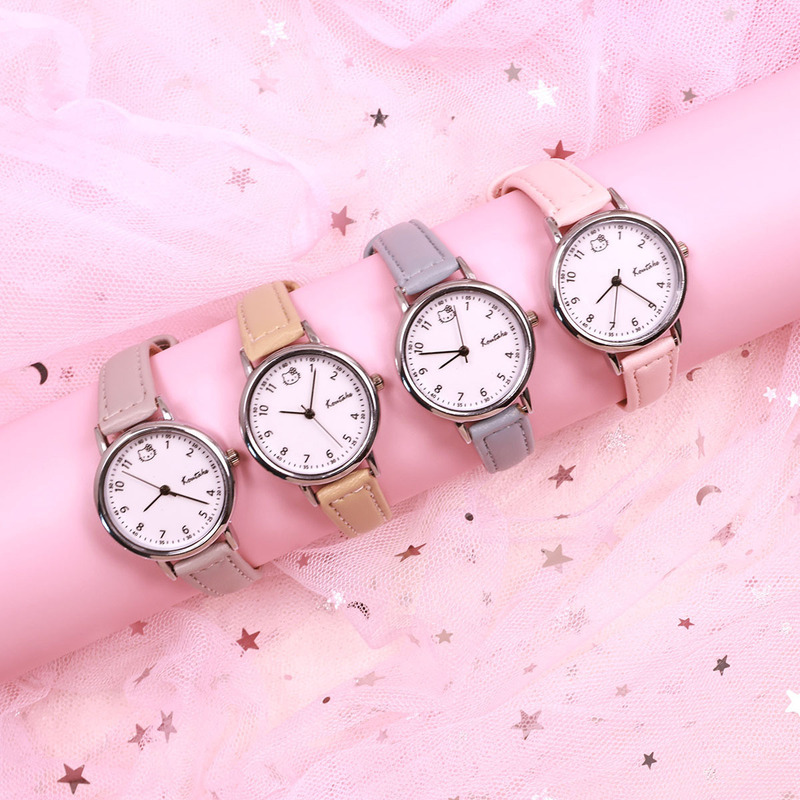 New Minimalist Forest Style Compact Exquisite Korean Version Ins Niche Design Luxury Pointer High-Value Quartz Watch