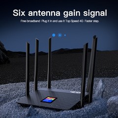4G ルーター家庭用高速フルネットワーク 5ghz デュアルバンド 6 アンテナワイヤレスキャンパスネットワーク家全体ポータブル wifi