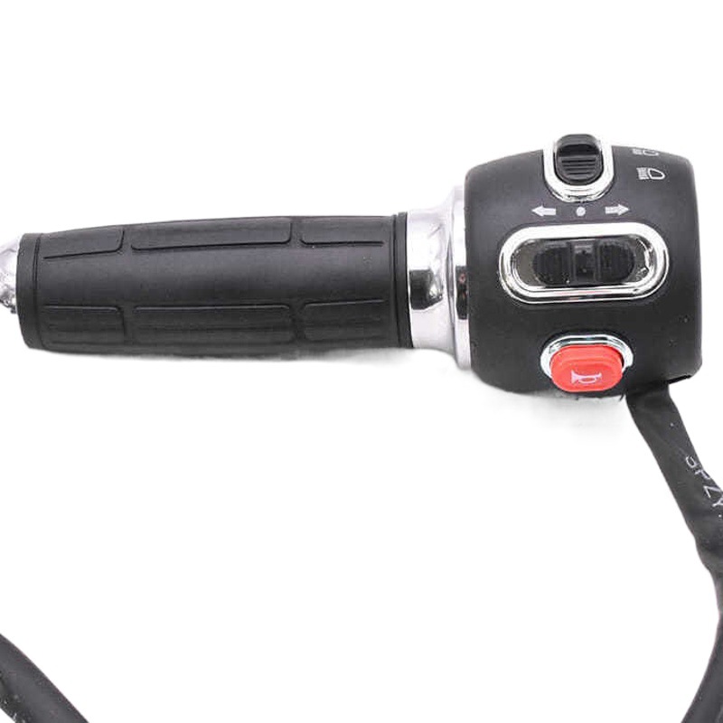 Tortuga de la motocicleta rey interruptor de la manija del freno del asiento multifuncional integrado tambor de freno de disco de cambio de velocidad botón de combinación