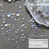 H192-2#Aurora transparent size mix [2-5mm] 1 piece