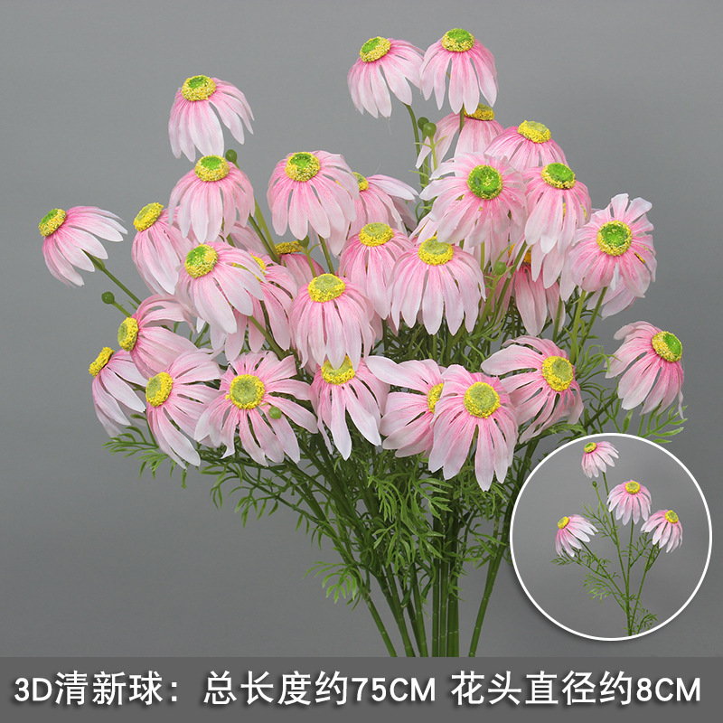 10 flores rosadas bodas flores de seda decoración floral flores falsas hortenida Wenxin Road Artes florales otros