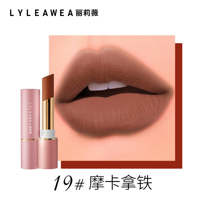 Liliwei 冬虫夏草ノンスティックカップ口紅マット長期持続着色ベルベット口紅口紅|undefined