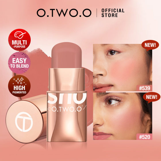 O.TW O.O Blush Cream Silk Soft Fit to Enhance Color Natural Naked Makeup Blush Stick Makeup SC049